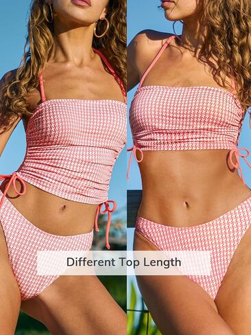 Cupshe Women’s Tankini يضع قطعتين من قطعتين من السباحة in Saudi Arabia