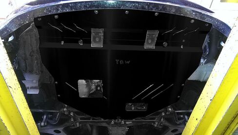 Black TBW Aluminum Under Tray Skid Plate for 2011-2014 Subaru WRX & STI in Saudi Arabia