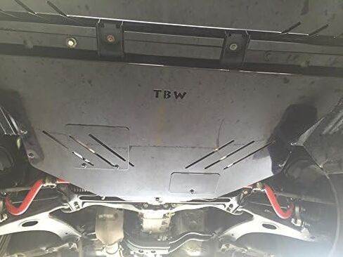 Black TBW Aluminum Under Tray Skid Plate for 2011-2014 Subaru WRX & STI in Saudi Arabia