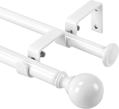 مجموعة قضيب الستائر المزدوجة القابلة للتعديل في Urban in Kuwait