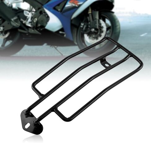 Ymiko Motorcycle Rear Luggage Rack, Motorcycle Seat Rear Luggage Rack Carrier Support Bracket Shelf For XL883/1200 Silver (Silver) in Saudi Arabia
