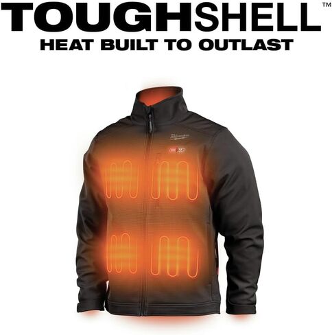 Milwaukee Electric - M12 Heated TOUGHSHELL Jacket - Black L Jacket ONLY in Saudi Arabia
