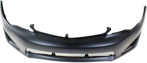 Front Bumper Cover Primed + Lower Grille + Fog Light Cover Set Textured Right Passenger & Left Driver Side Direct Replacement Compatible With 2012-2014 Toyota Camry TO1036128 in Saudi Arabia