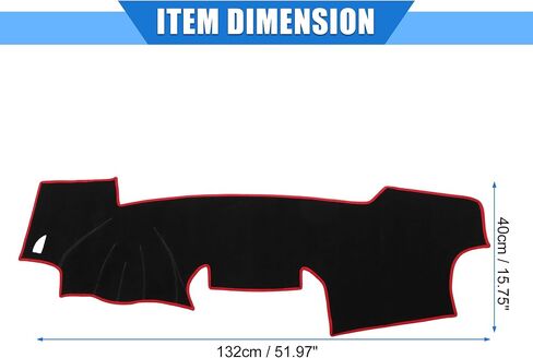 Car Dashboard Cover Compatible for Toyota RAV4 2001-2012, Protective Polyester Black Center Console Interior Trim Dash Cover Mat Pad in Kuwait