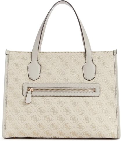 GUESS Izzy Double Compartment Tote, Dove Logo in Kuwait