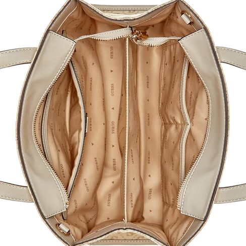 GUESS Izzy Double Compartment Tote, Dove Logo in Kuwait