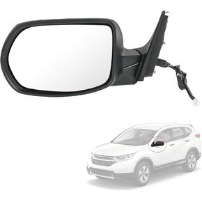 JDMSPEED اليمين الراكب العرض الجانبي مرآة متوافقة مع 2017-2022 هوندا CRV الدليل قابلة للطي الزجاج الأسود استبدال#76201TLCA21 (3PIN) in Kuwait