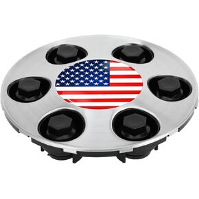American Flag Wheel Center Caps for Silverado Avalanche Tahoe Suburban Express 1500, 17 Inch Rim, 2007-2013, 1 Piece in Saudi Arabia