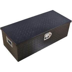30" Aluminum Black Truck Pick Up Tool Box Trailer Rv Storage Organizer Underbody APO184344 in Saudi Arabia