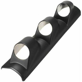 Asiph 2 6 52mm ABS Triple Hole Pillar Gauge Mount Holder Black for Ford,for Jeep,for GMC,for Chrysler,for Dodge,for Buick,for Plymouth,for Cadillac XYF1569 in Saudi Arabia