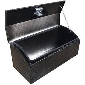 30" x13"x 13" Black Aluminum Tool Box Truck for RV Trailer Storage w/Lock in Kuwait