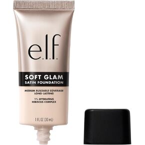 e.l.f. Soft Glam Foundation, Medium Coverage, Long-Lasting & Buildable Foundation For A Smooth, Satin Finish, Vegan & Cruelty-Free, 33 Medium Warm in Saudi Arabia