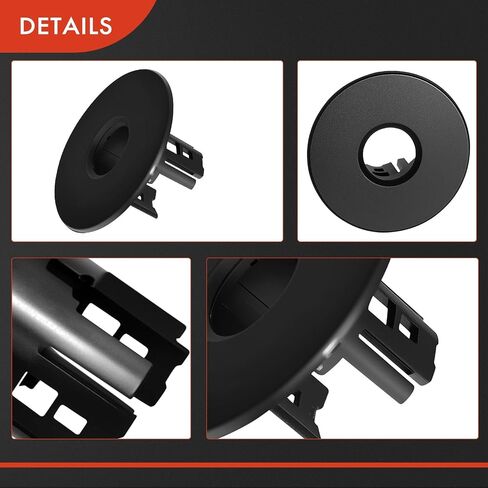 A-Premium 2-PC Rear Inner Left Parking Assist Sensor Retainer Bezels Compatible with Select Ford Models - Bronco 2021 2022 2023 2024, Replace# M2DZ15K861AB in Saudi Arabia