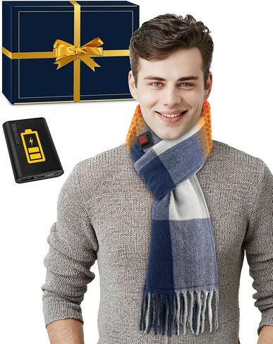 Heated Scarf for Women Men Warm Gift Idea with 5000mAh Battery Pack in Kuwait