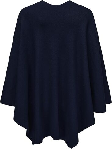 Spicy Sandia Shawl Wraps for Women Knit Poncho Travel Scarf Elegant Ruana Cape Sweater for Fall Winter in Saudi Arabia
