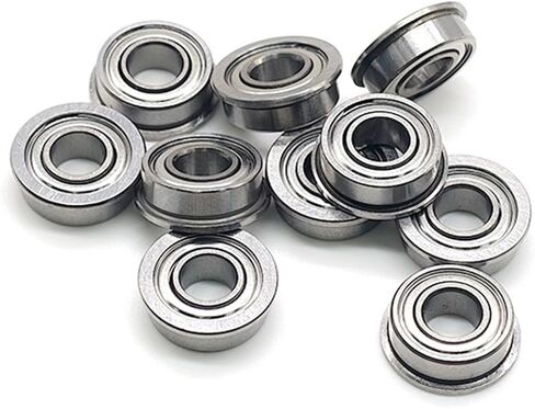 10PCS MF115ZZ 5x11x4 mm Flange Bearing Double Shielded Miniature Flanged MF115 Z ZZ Ball Bearings MF115-2Z MF115Z in Saudi Arabia
