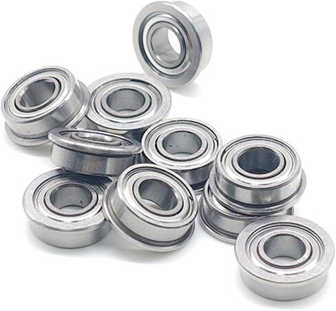 10PCS MF115ZZ 5x11x4 mm Flange Bearing Double Shielded Miniature Flanged MF115 Z ZZ Ball Bearings MF115-2Z MF115Z in Saudi Arabia