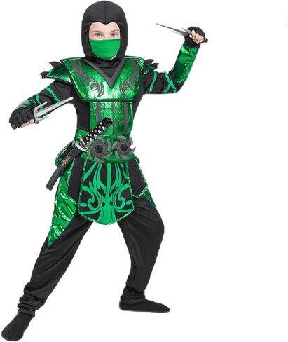 Spooktacular Creations Halloween dress up for Child Boy Golden Ninja costume in Kuwait