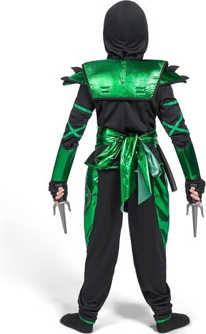 Spooktacular Creations Halloween dress up for Child Boy Golden Ninja costume in Kuwait