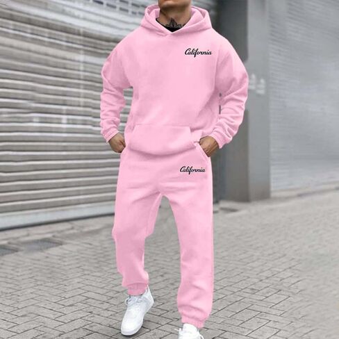 Mens Sweatsuit 2 Piece Set Hoodies And Sweatpants Sets 2025 Casual Jogging Gym Sweat Suits Athletic Tracksuit Outfits in Saudi Arabia