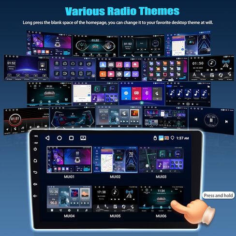 8-Core 4+64G Android Stereo for with Hyundai Sonata NF 2004-2008 with Carplay Android Auto 59 Theme 9 inch Touch Screen Bluetooth 5.0 FM/RDS Network Radio DSP 32EQ AI Voice GPS in Kuwait