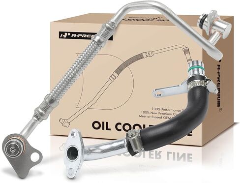A-Premium Turbocharger Oil Feed and Return Line Compatible with BMW 328i, 320i xDrive, 328i GT xDrive, 328i xDrive, X5, 528i xDrive, X3, 428i, 428i Gran Coupe, 228i, X1, 228i, Inlet and Outlet Side in Saudi Arabia