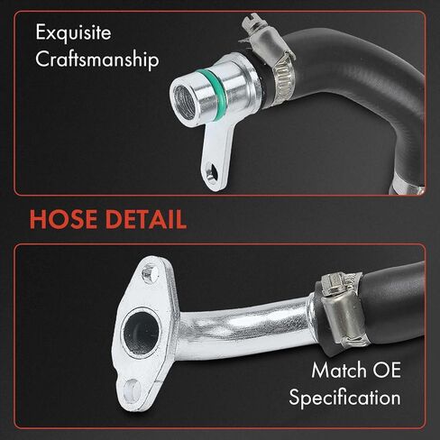 A-Premium Turbocharger Oil Feed and Return Line Compatible with BMW 328i, 320i xDrive, 328i GT xDrive, 328i xDrive, X5, 528i xDrive, X3, 428i, 428i Gran Coupe, 228i, X1, 228i, Inlet and Outlet Side in Saudi Arabia