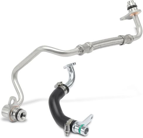 A-Premium Turbocharger Oil Feed and Return Line Compatible with BMW 328i, 320i xDrive, 328i GT xDrive, 328i xDrive, X5, 528i xDrive, X3, 428i, 428i Gran Coupe, 228i, X1, 228i, Inlet and Outlet Side in Saudi Arabia
