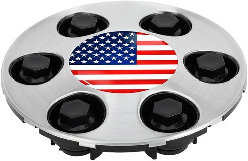 American Flag Wheel Center Caps for Silverado Avalanche Tahoe Suburban Express 1500, 17 Inch Rim, 2007-2013, 1 Piece in Saudi Arabia