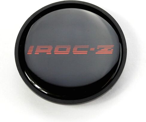 مجموعة من 4 1985-1987 IROC Z Z28 CENTER CENTER CAP 16INCH ELICEMENTS لـ Z28 (الفضة السوداء) in Kuwait