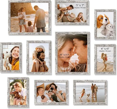 TWING 4x6 Collage Picture Frames, Family Photo Collage Frame Set of 4 for Wall Decor, Wall Hanging or Tabletop,Black in Saudi Arabia