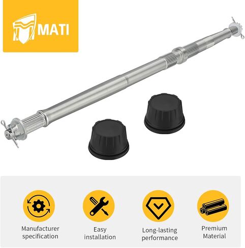 M MAT Rear Wheel Axle & Wheel Center Caps for Honda Recon 250 TRX250T-M 1997-2024 Recon 250 ES TRX250TE 2002-2024 42311-HM8-000 42410-HF1-A00 44732-HC4-010 in Saudi Arabia