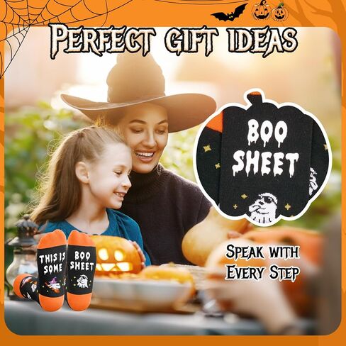 Ghost Gifts for Adult -Ghost Socks for Men Women Spooky Halloween Socks for Him or Her in Saudi Arabia