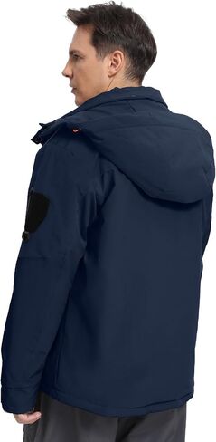 Men's Heated Jacket Winter Waterproof Ski Jacket Insulated Windproof Outdoor Heated Coat Mountain Windbreaker in Saudi Arabia