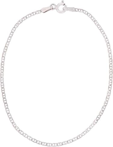 14K الذهب أو روديوم مطلي سلسلة مارينر الفضية للرجال | 1mm-13mm سميكة | صلبة 925 قلادات مارينر للرجال والنساء in Saudi Arabia