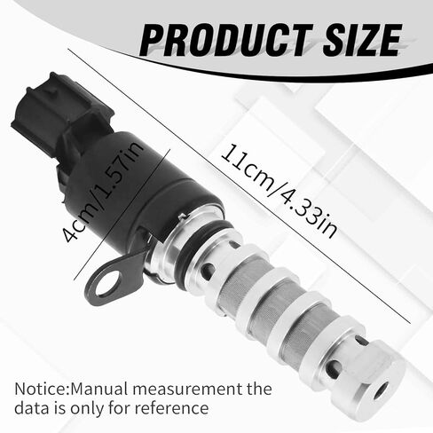 918024 Variable Valve Timing VVT Solenoid Actuator Replacement for Kia Rio Soul Forte, Replaces 243552B700, 2Pcs in Saudi Arabia