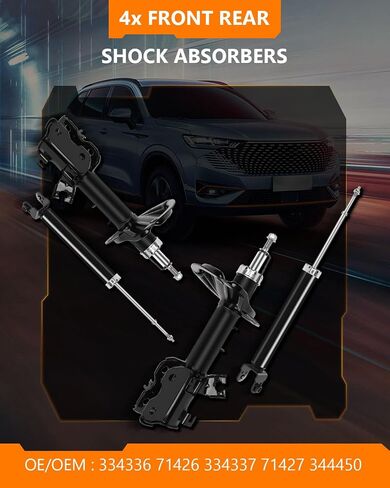 Front Shocks Struts for Nissan, OCPTY Shock Absorbers Suspension kit Fit for 2004 2005 2006 2007 2008 for Nissan for Maxima Automotive Replacement Shocks with 344450 71427 5600 in Saudi Arabia