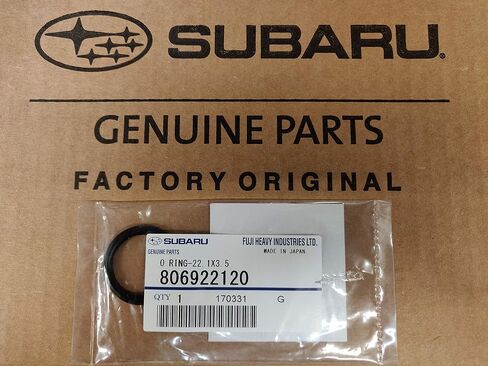 Subaru Oil Filler Tube O-Ring Impreza Baja WRX Outback Forester STi Legacy Turbo Models 806922120 Genuine OEM in Saudi Arabia