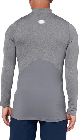 Under Armour Men's ColdGear Armour Fitted Mock, (002) Black / / White, Large in Saudi Arabia