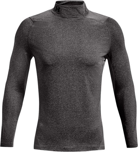 Under Armour Men's ColdGear Armour Fitted Mock, (002) Black / / White, Large in Saudi Arabia