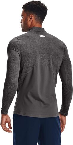 Under Armour Men's ColdGear Armour Fitted Mock, (002) Black / / White, Large in Saudi Arabia