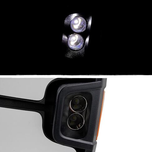 AKKON -Fit 2016-2023 Toyota Tacoma [LED Turn Signal] Power Glass Heated Extendable Towing Chrome Mirror Pair Puddle Lamp in Saudi Arabia