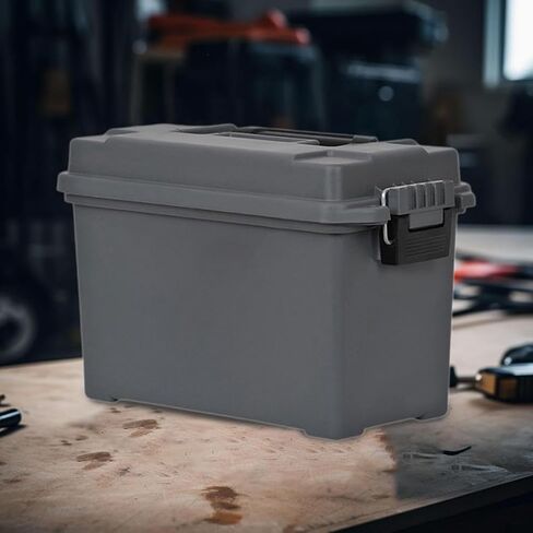 Utility Container for Motorcycle Trunk Storage with Waterproof Design, 34.8cmx18cmx22.4cm in Kuwait