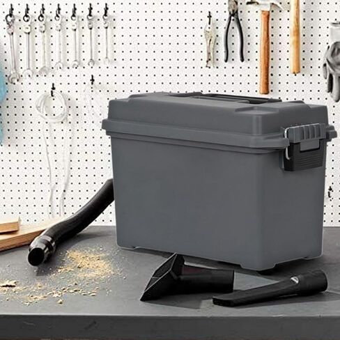 Utility Container for Motorcycle Trunk Storage with Waterproof Design, 34.8cmx18cmx22.4cm in Kuwait