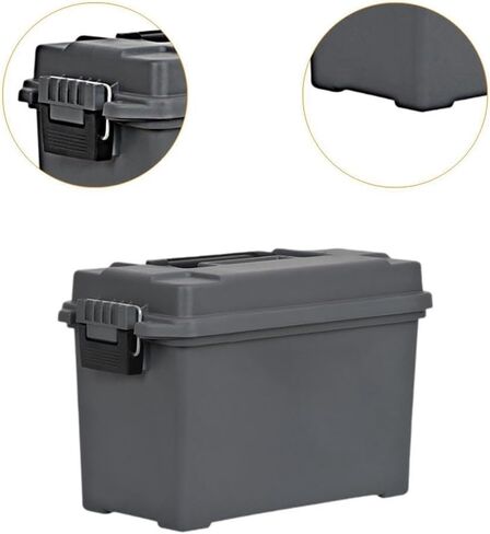 Utility Container for Motorcycle Trunk Storage with Waterproof Design, 34.8cmx18cmx22.4cm in Kuwait