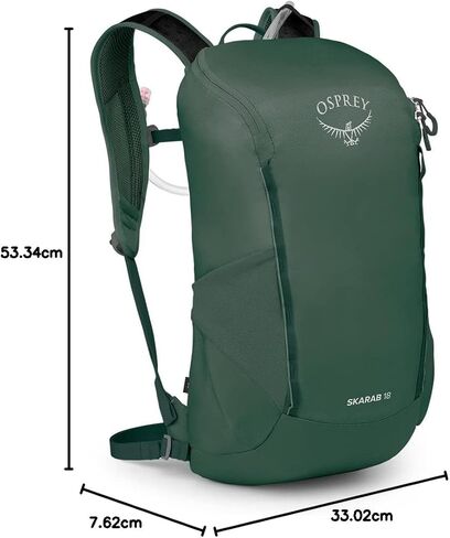 Osprey Skarab 18L Men's Hiking Backpack with Hydraulics Reservoir, Black in Saudi Arabia