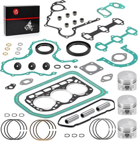 Engine Complete Rebuild Kit Gaskets Seals w/STD Piston Kit for Kawasaki Mule 2510 3010 4010 Diesel KAF950 2000-2013 in Saudi Arabia