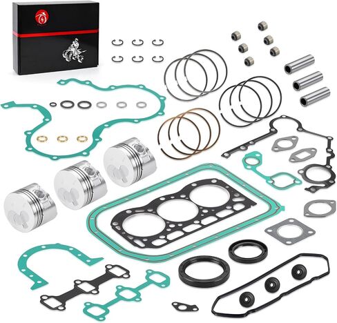 Engine Complete Rebuild Kit Gaskets Seals w/STD Piston Kit for Kawasaki Mule 2510 3010 4010 Diesel KAF950 2000-2013 in Saudi Arabia