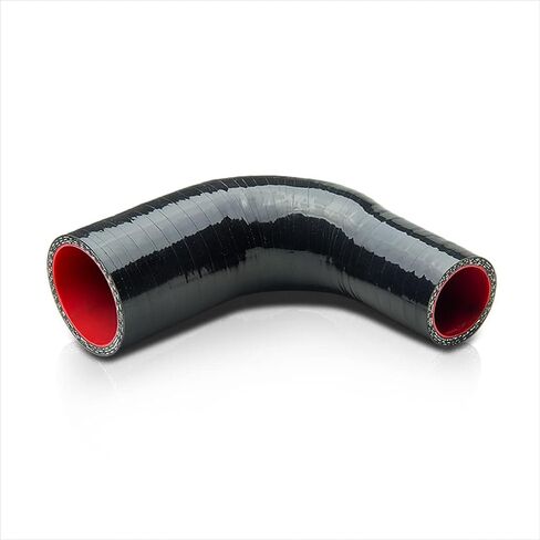 1.25 to 1.5 Inch 90 Degree Elbow Intercooler Silicone Hose Reducer Coupler,Black in Saudi Arabia