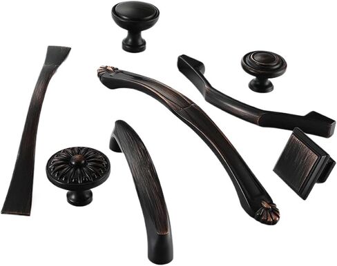 Zinc Black Bronze Handles Cupboard Door Pulls Furniture Handle Drawer Knobs Hardware 1Pcs(936-96mm) in Saudi Arabia